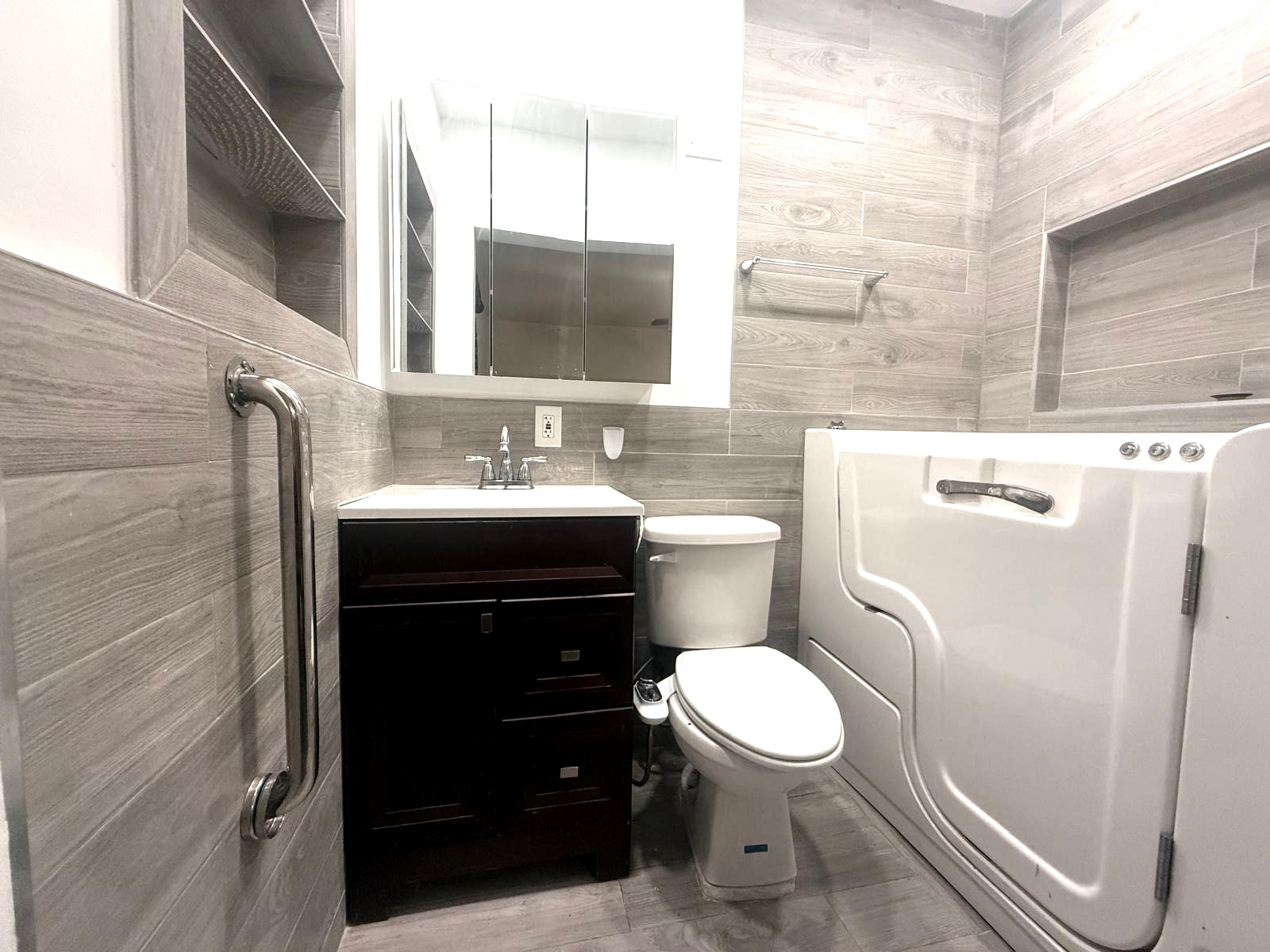 Second bathroom with shower